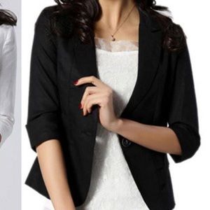 Joan Rivers Black chic  blazer